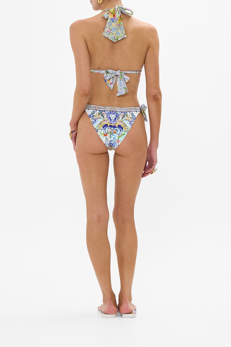 Eyelet Tie Bikini Set Wall To Wall Wonders, Alternate, color, Wall To Wall Wonders
