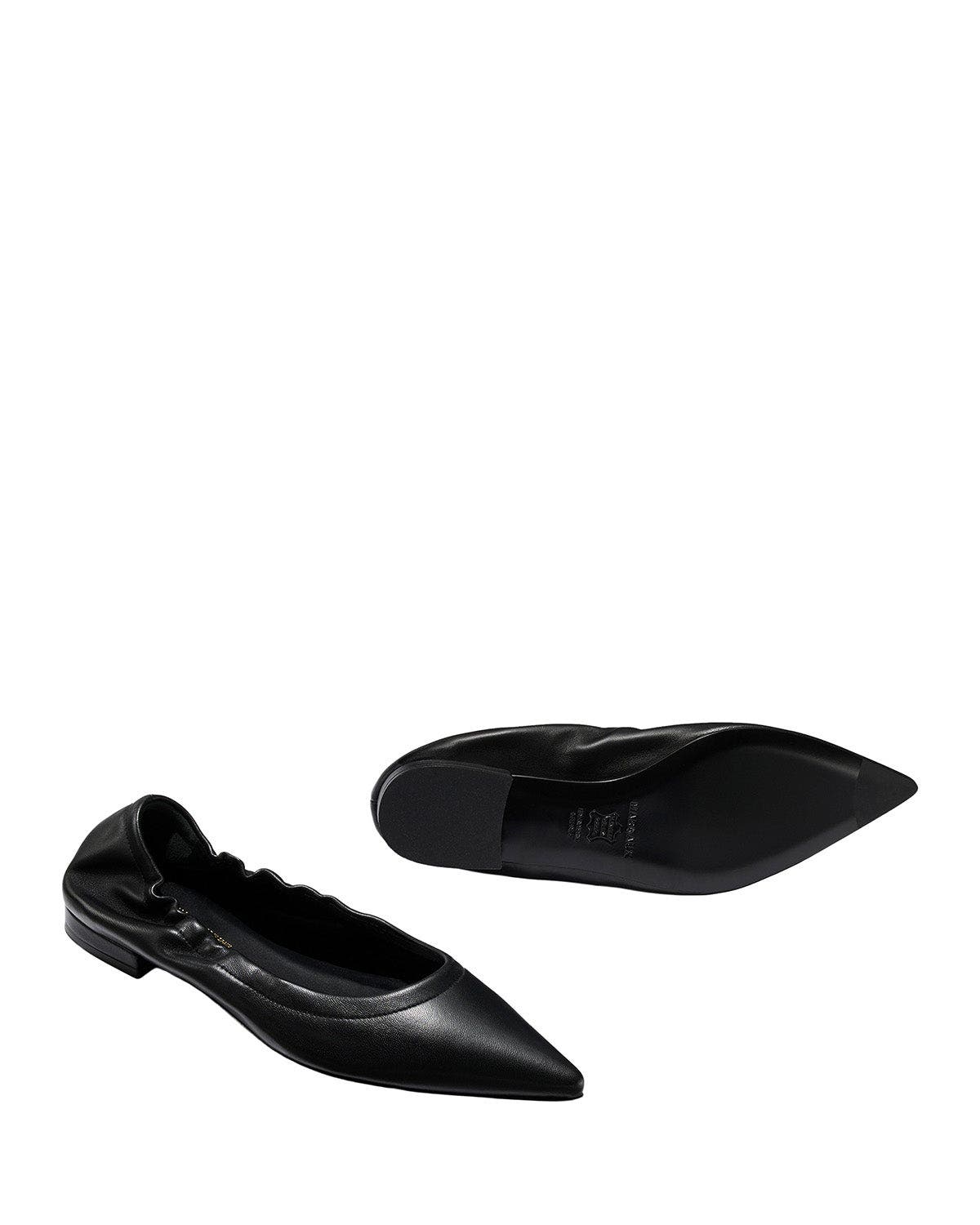 MARGAUX The Roma Ballet Flat, Alternate, color, Black Nappa