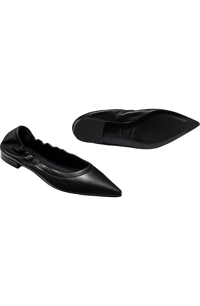 MARGAUX The Roma Ballet Flat, Alternate, color, Black Nappa