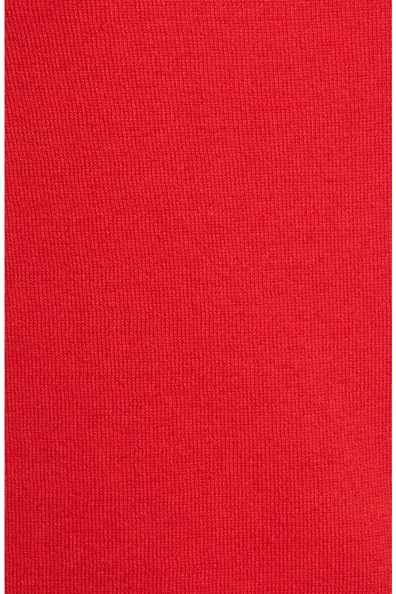 Button Back Sweater, Alternate, color, RED CHINOISE