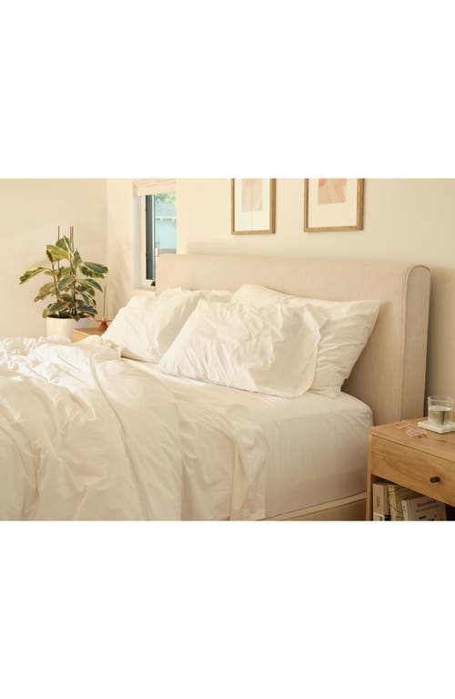 Nordstrom At Home Percale Sheet Set In Grey Vapor