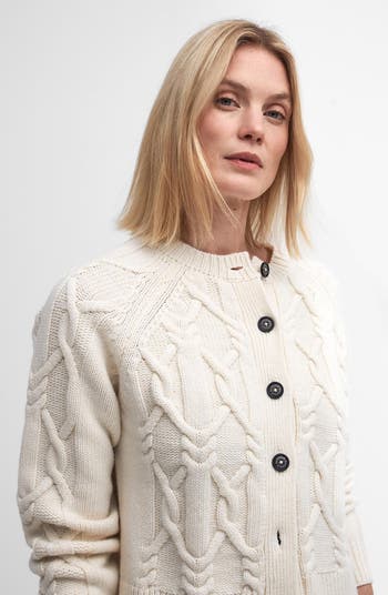Lorelei Cable Wool Blend Cardigan
