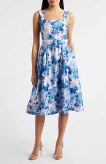 Floral Crinkle Dress