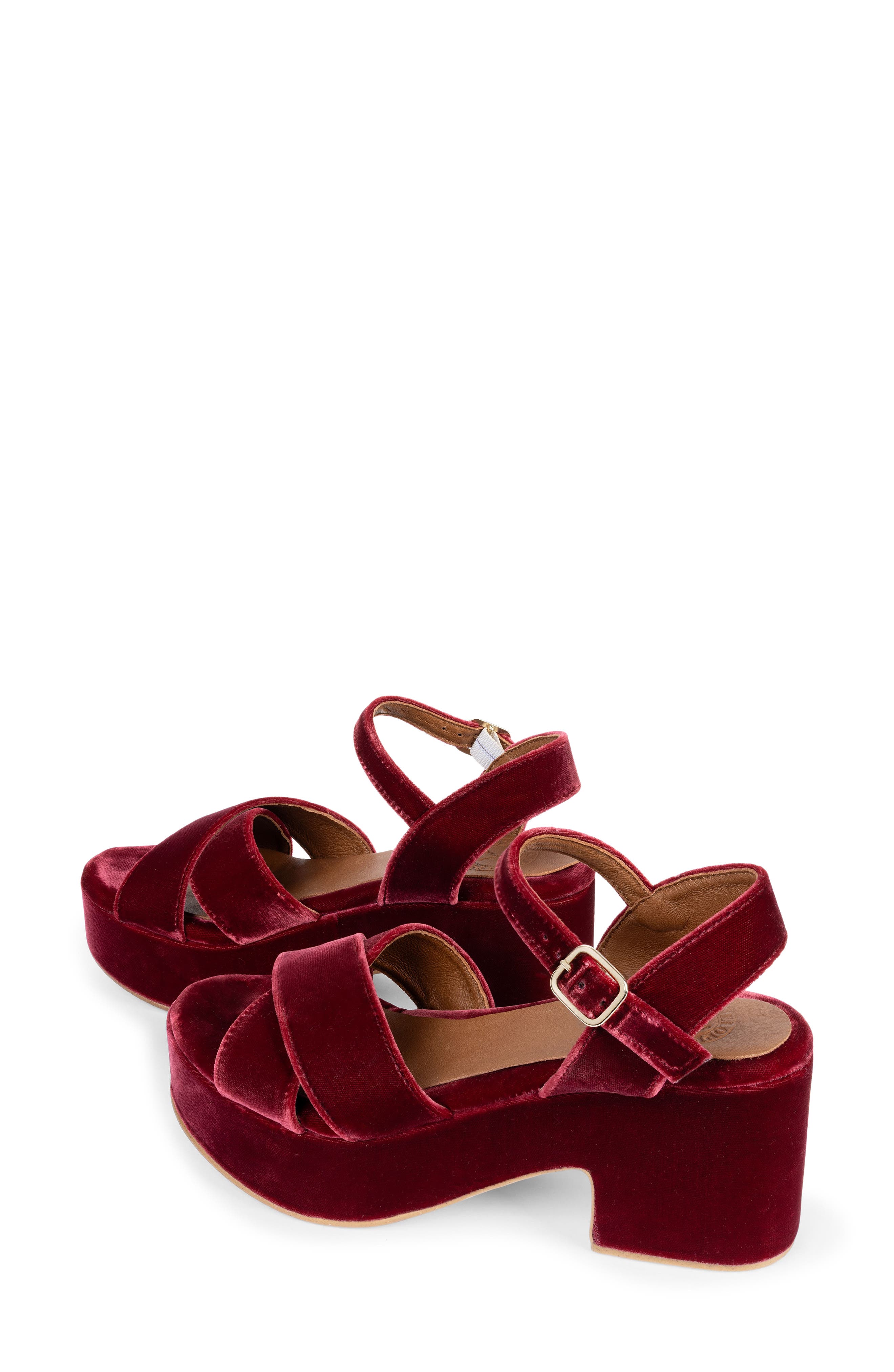 Penelope Chilvers Azalea Velvet Platform Sandal (Women) | Nordstrom