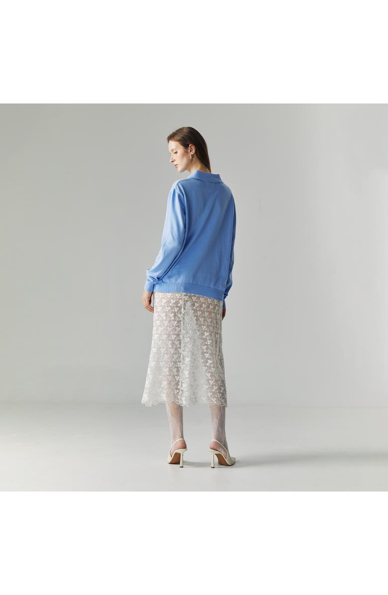 ATS Nara Knit Top, Alternate, color, Blue