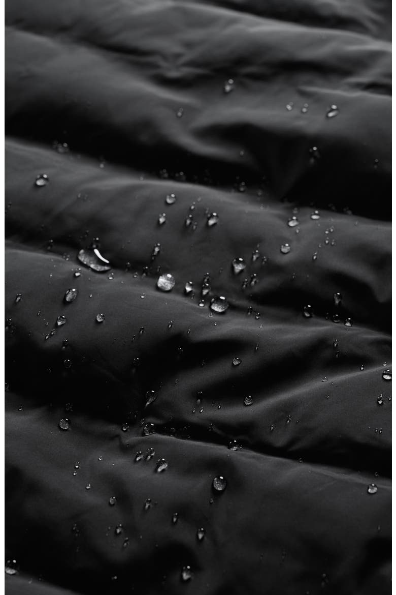 Keser Waterproof Hooded Puffer Coat, Alternate, color, BLACK