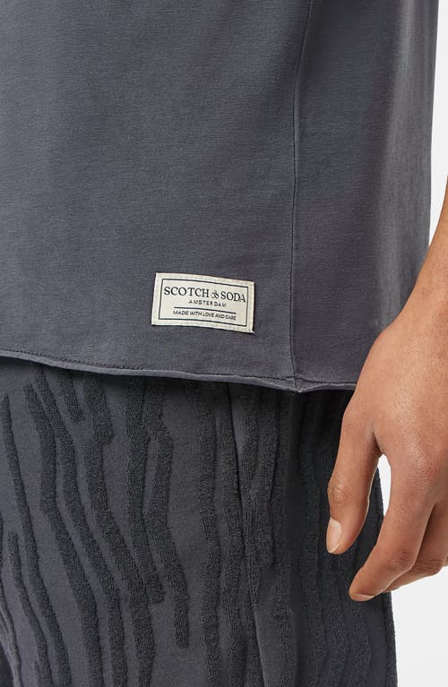 Scotch & Soda Relaxed Fit Raw Edge T-shirt