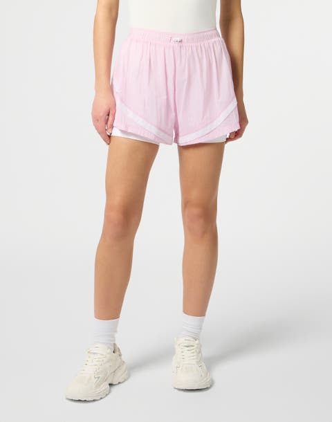 Reflective Nylon Shorts Women