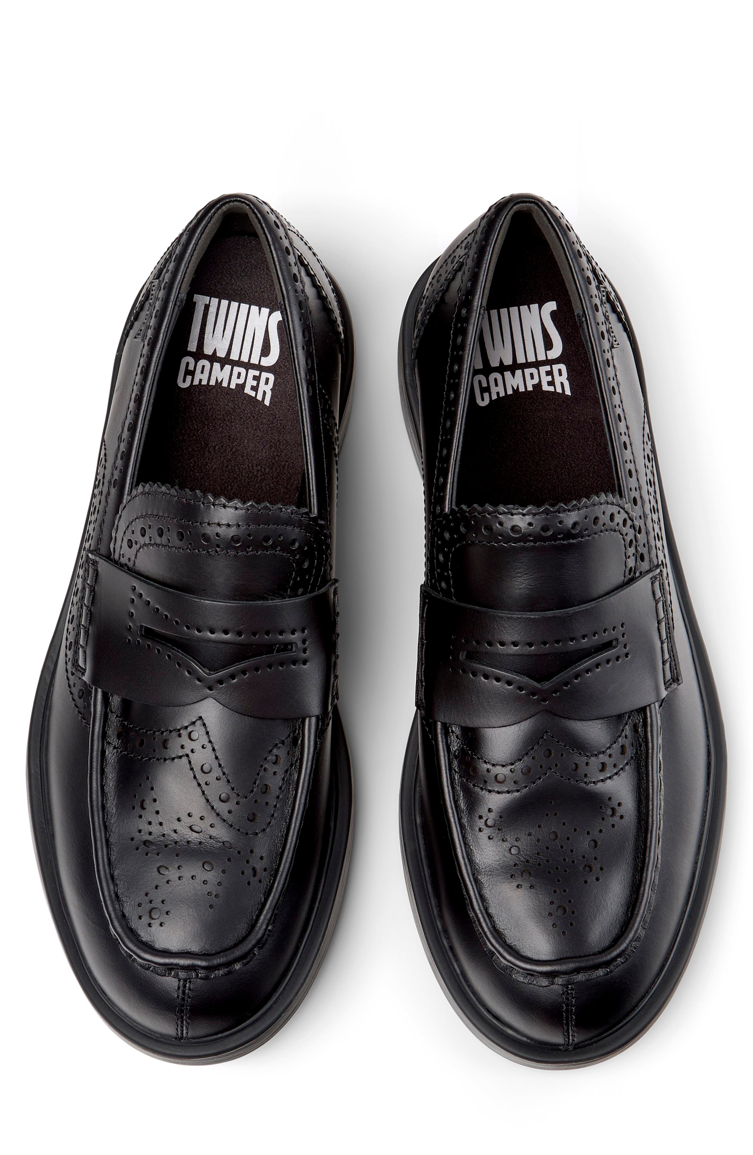 Dean Penny Loafer, Alternate, color, BLACK