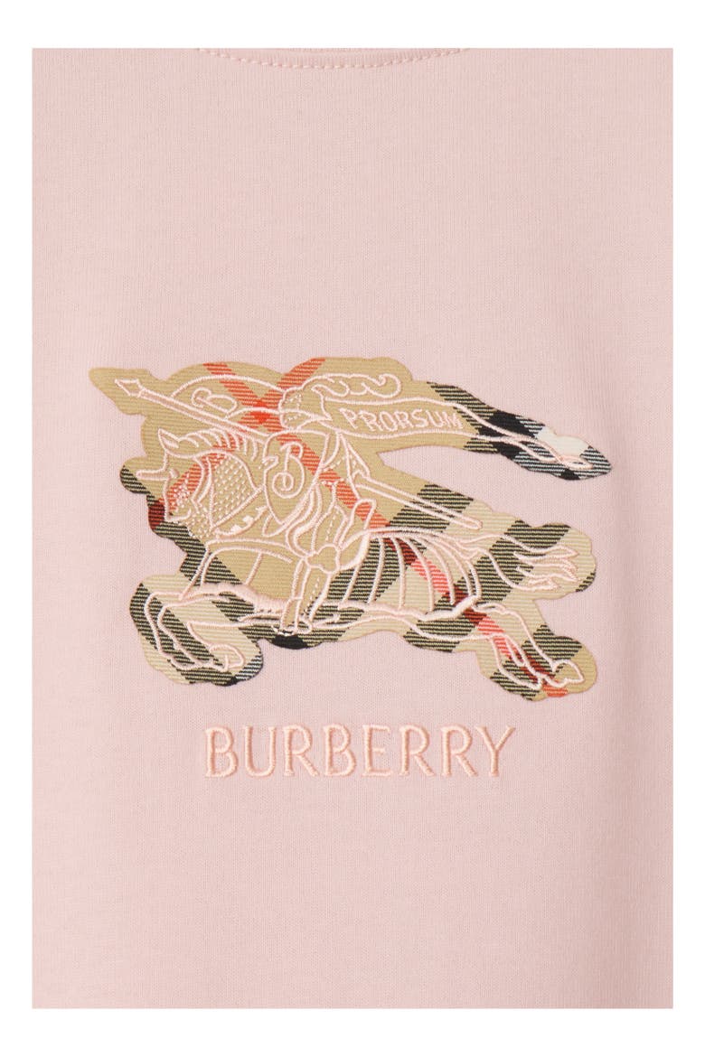 Knight Check Cotton T-shirt, Alternate, color, Bouquet pink