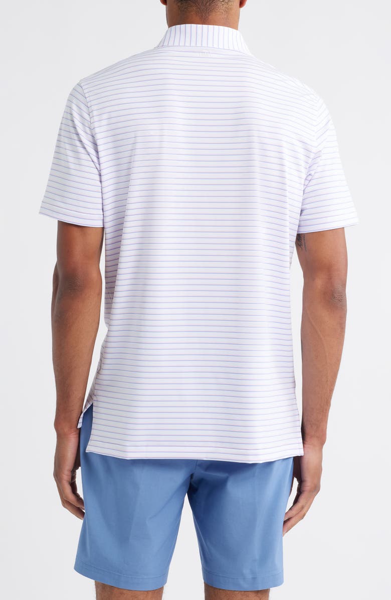 Peter Millar Dunnes Stripe Performance Jersey Polo, Alternate, color,