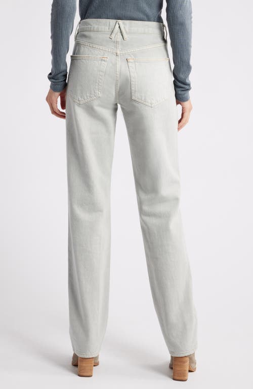 Slvrlake Sophie Rigid Mid-rise Long Straight-leg Jeans In Agate Grey