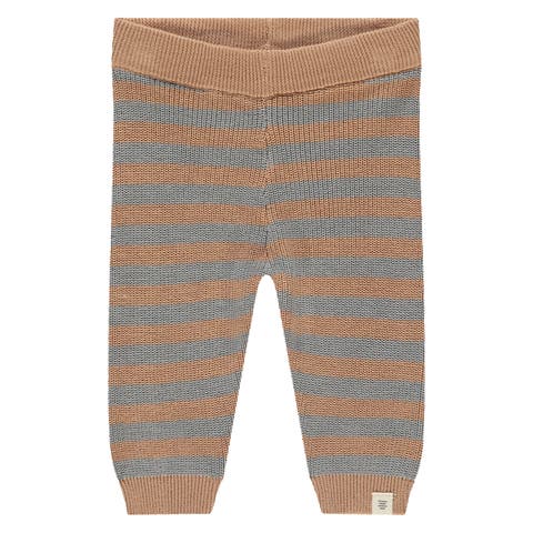 Knit Striped Leggings