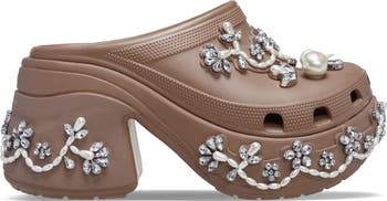 x Simone Rocha Siren Clog with Crystal & Faux Pearl Jibbitz<sup>™</sup>