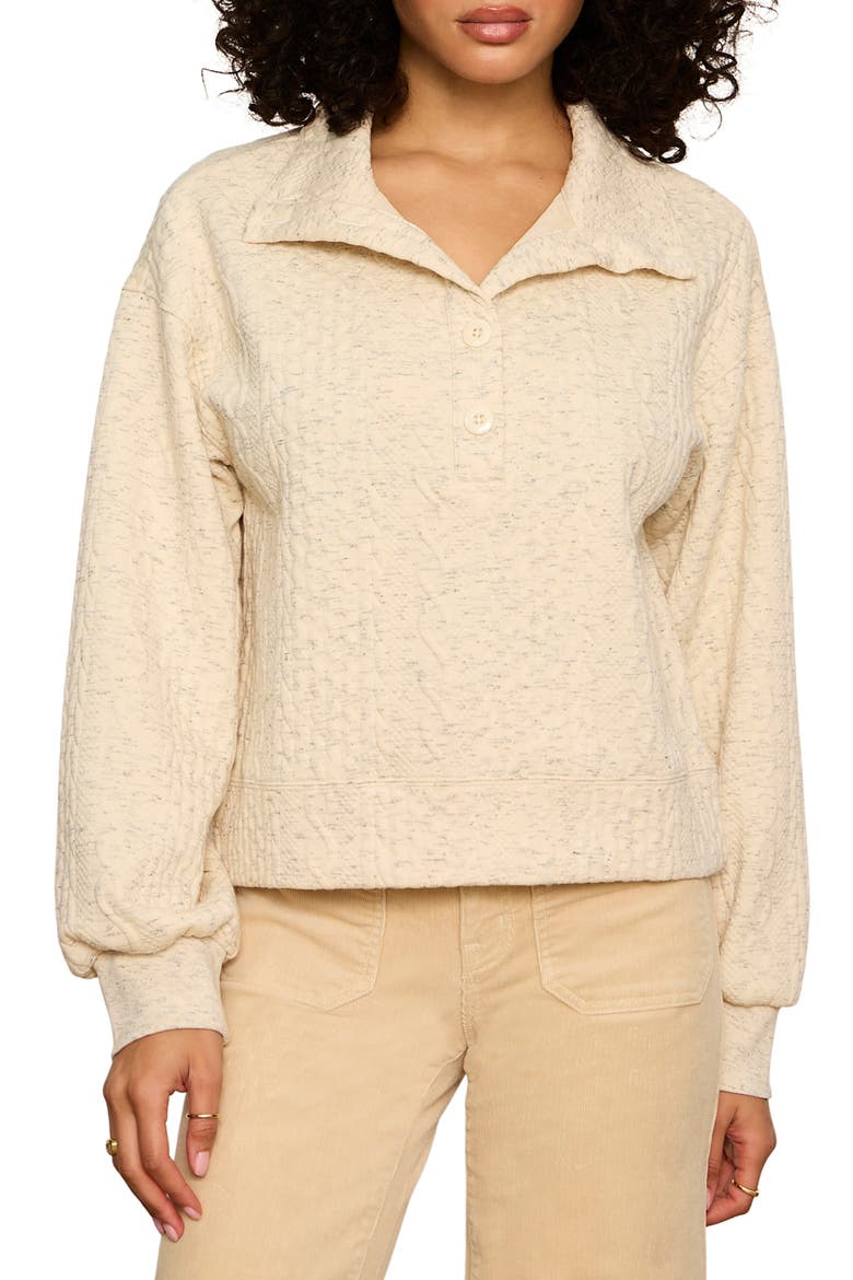 Halley Relaxed Pullover, Main, color, HEATHER BONE
