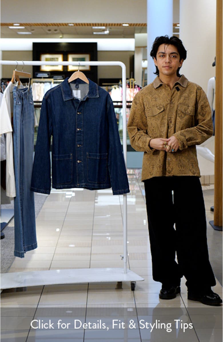 Denim Overshirt, sales video thumbnail