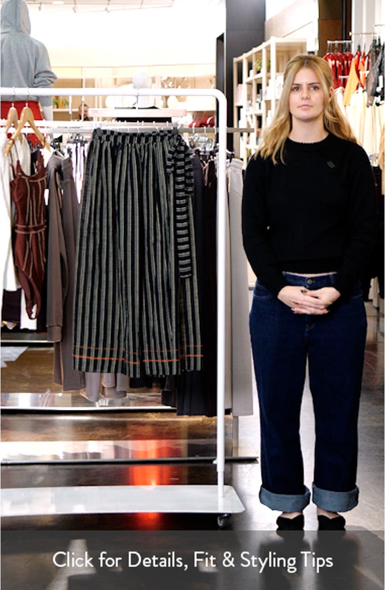 Suri Stripe Cover-Up Skirt, sales video thumbnail