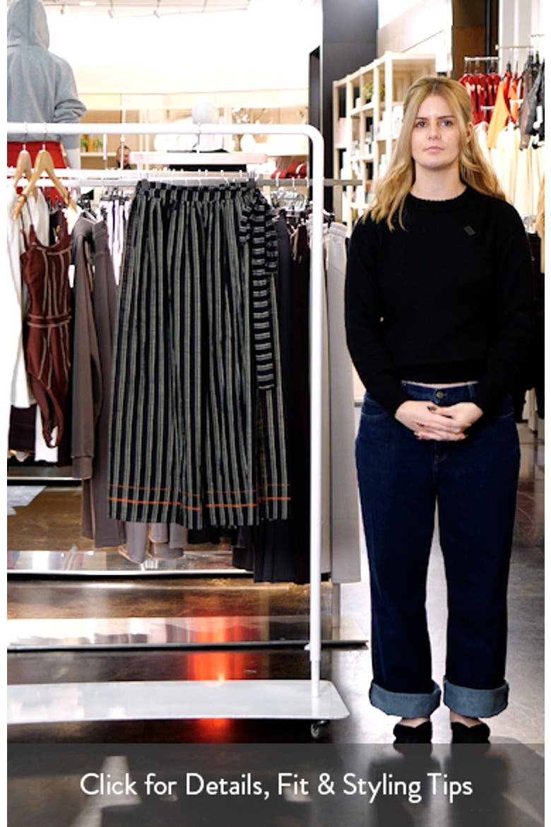 Suri Stripe Cover-Up Skirt video