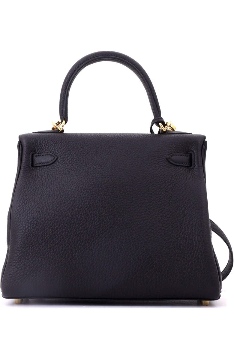 Pre-Owned Hermes Kelly Handbag Black Togo with Gold Hardware 25, Alternate, color, Noir