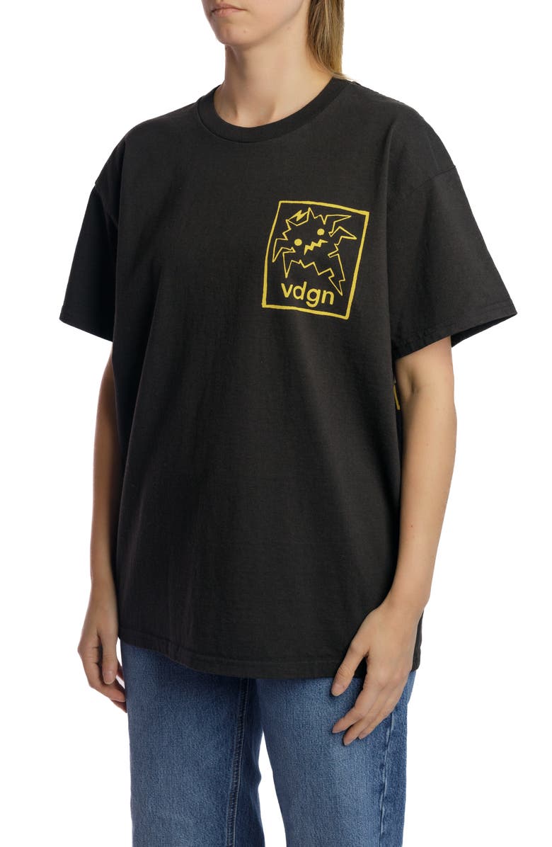 Vardagen Working Out The Bugs Heavyweight Tee, Alternate, color, Black