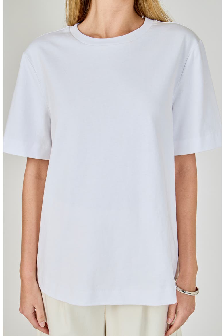Basic Cotton T-Shirt, Alternate, color, WHITE
