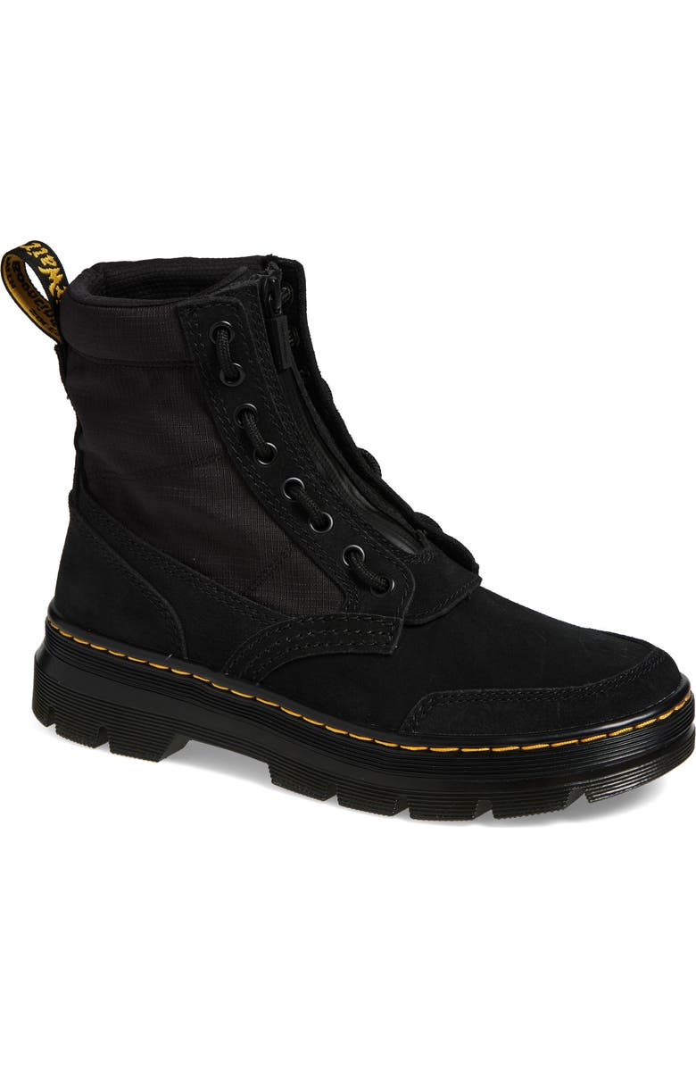 Dr. Martens Combs Jungle Zip Lug Sole Boot, Main, color, Black