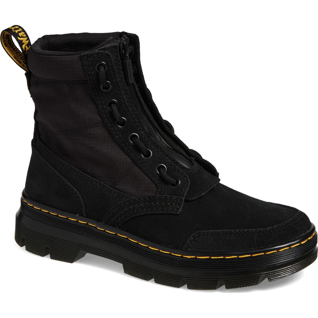 Dr. Martens' Dr. Martens Combs Jungle Zip Lug Sole Boot In Black