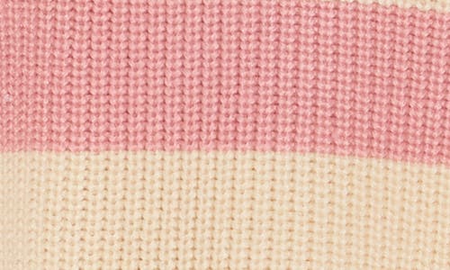 Cinq À Sept Keren Button Shoulder Sweater In Pink