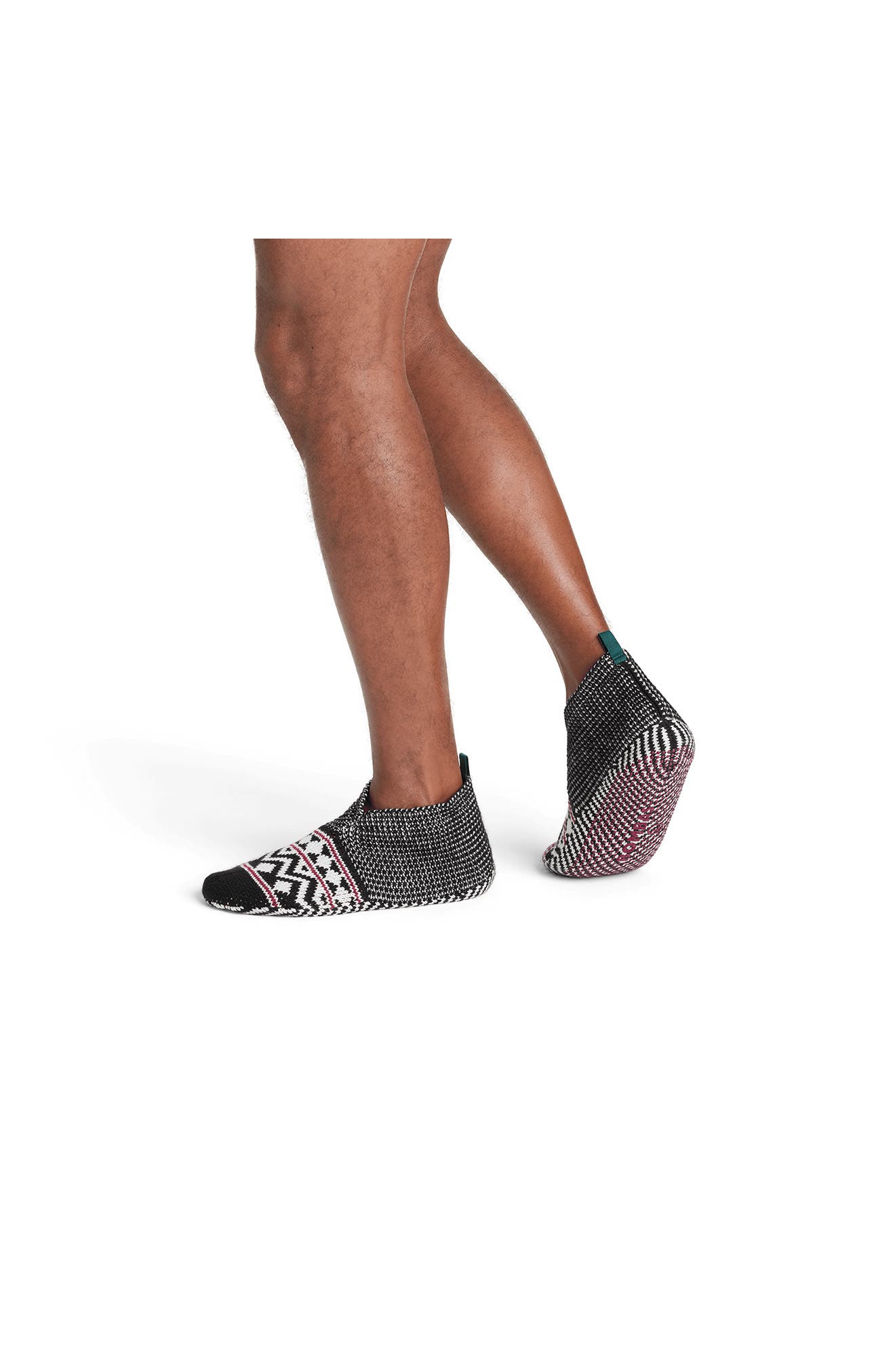 Bombas Fair Isle Stripe Gripper Slipper, Alternate, color, 