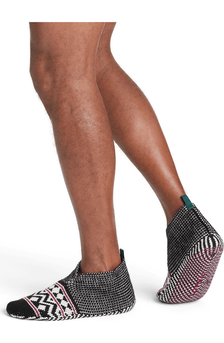 Bombas Fair Isle Stripe Gripper Slipper, Alternate, color,