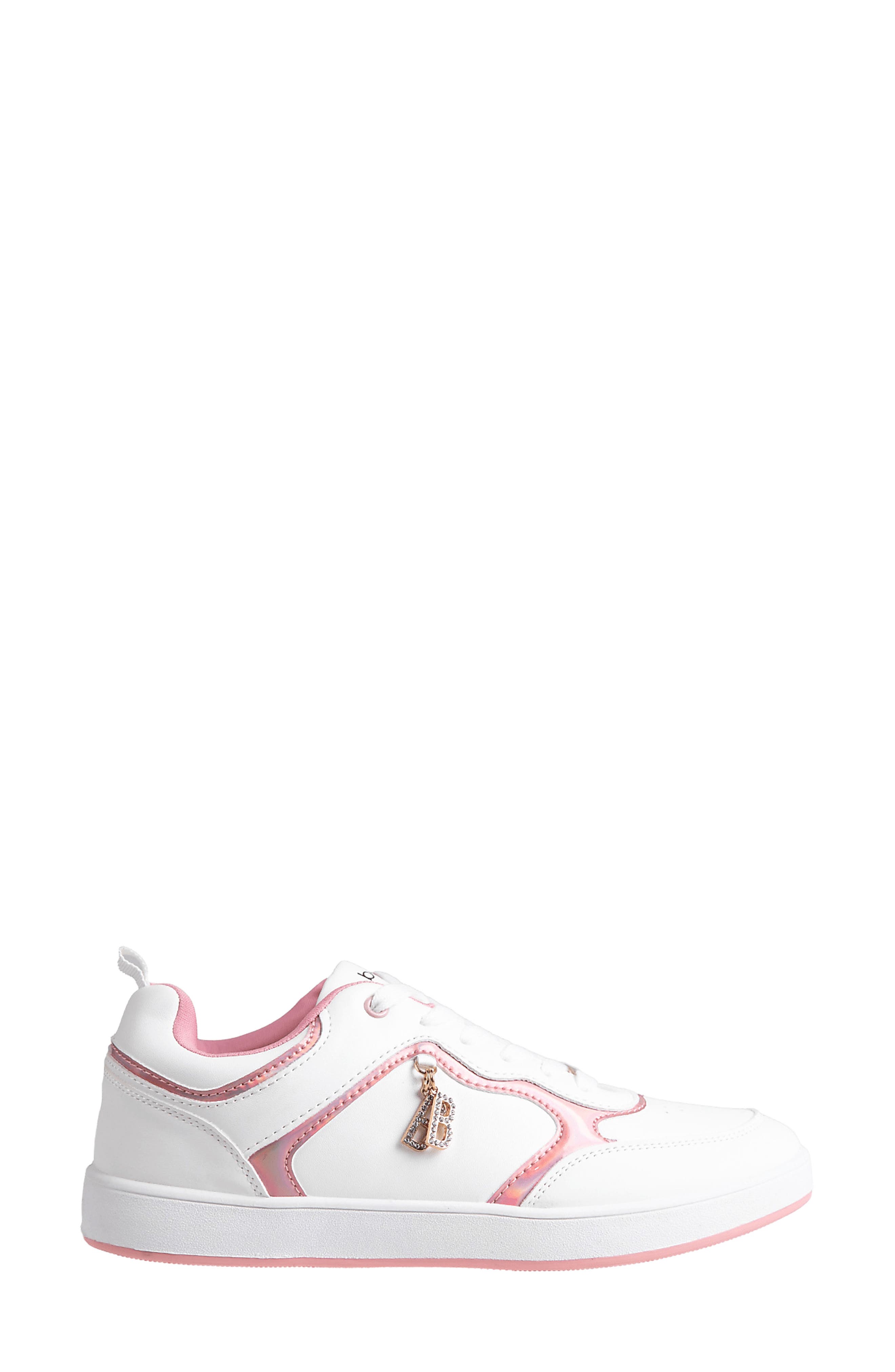 bebe Court Sneaker, Alternate, color, White Multi