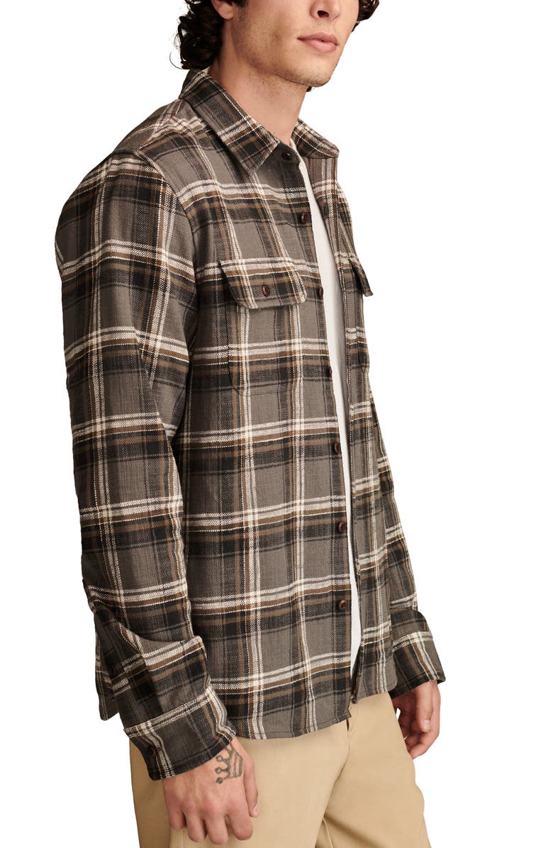 Lucky Brand Plaid Big Slub Twill Button-Up Shirt, Alternate, color,