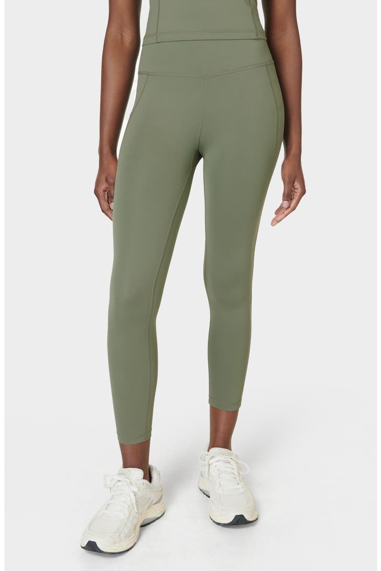 All Day 7/8 Leggings, Main, color, UMBRA GREEN