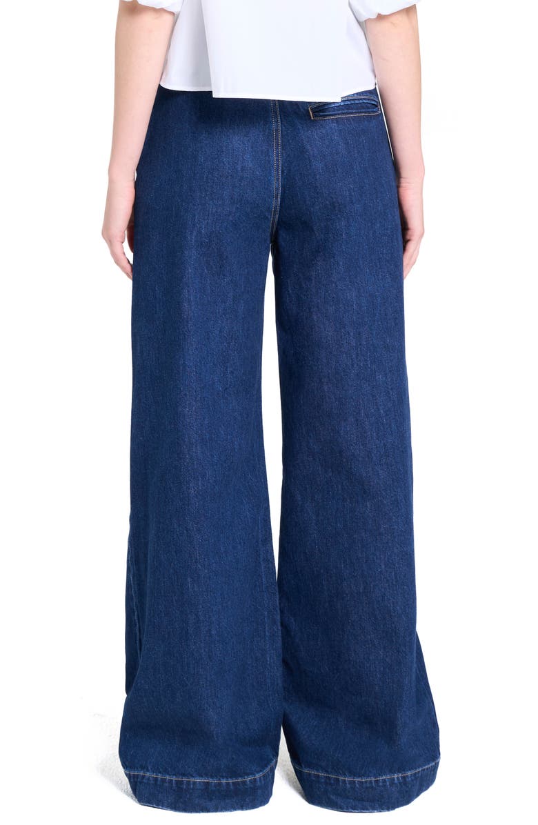 TWP McDougal Wide Leg Jeans, Alternate, color, Dark Stone