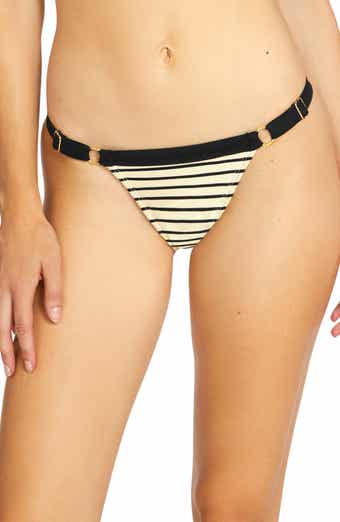 Robin Piccone Parker Stripe Rib Bikini Bottoms
