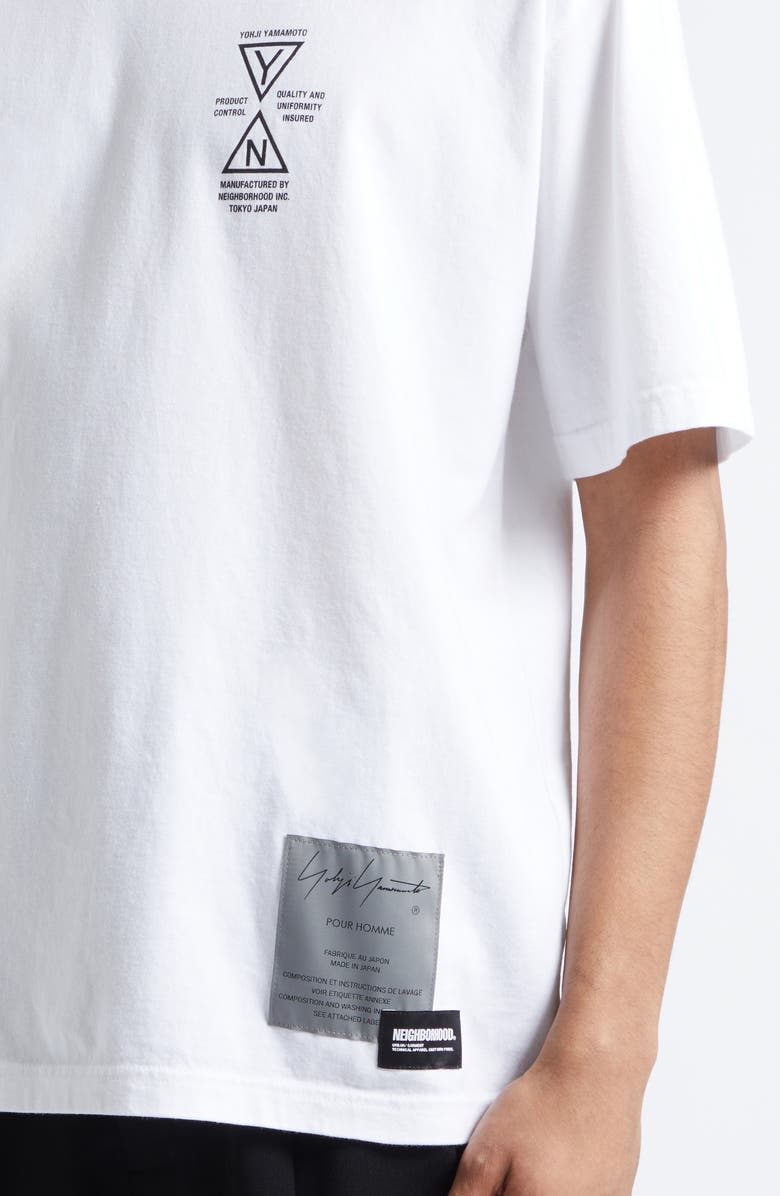 Yohji Yamamoto x NEIGHBORHOOD Short Sleeve Logo Graphic T-Shirt, Alternate, color, Grey