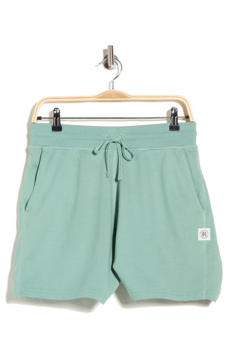 French Terry Sweat Shorts, Alternate, color, SAGE