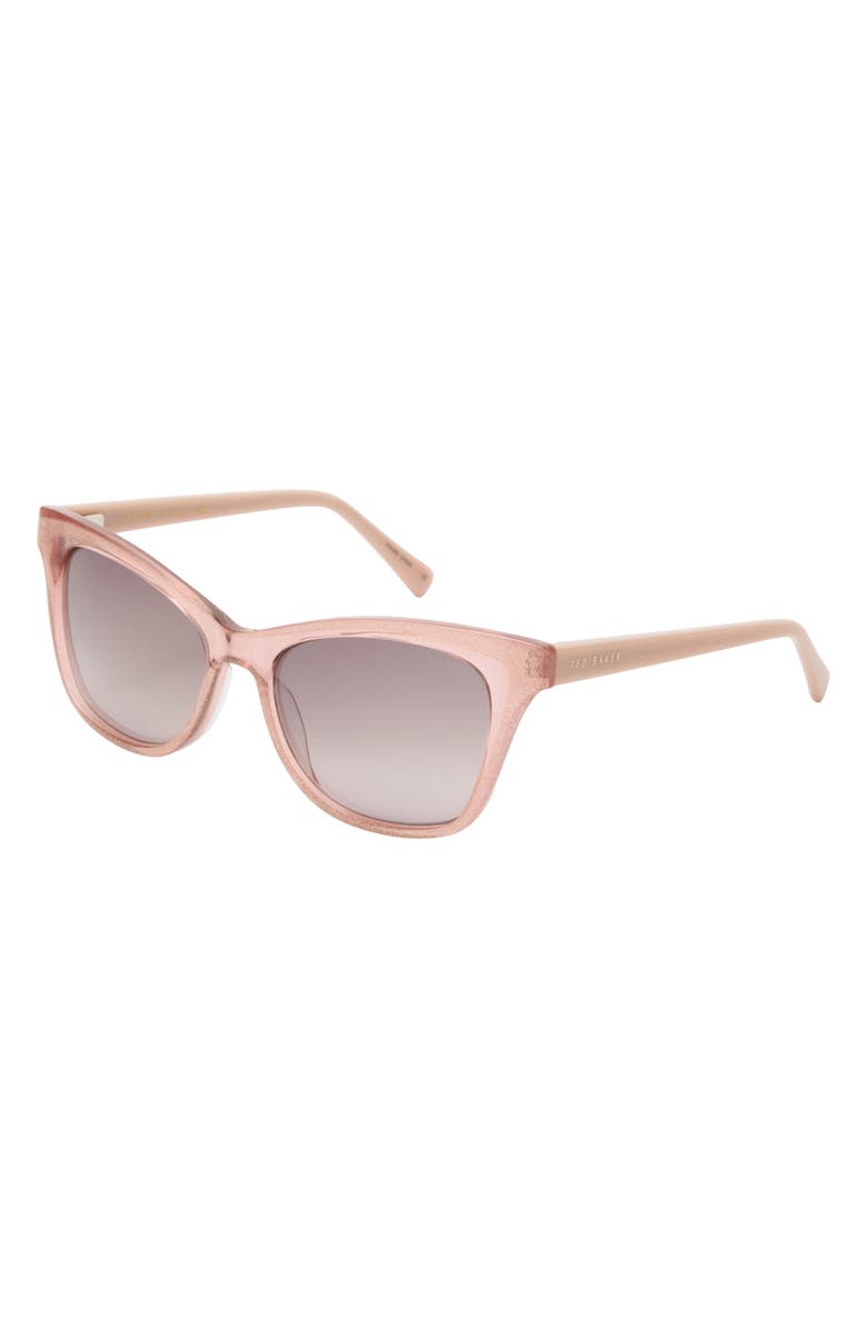 Ted Baker London 55mm Gradient Cat Eye Sunglasses, Alternate, color, 