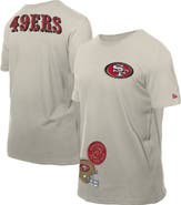 New Era Men's New Era Light Beige San Francisco 49ers Multi Patch T-Shirt