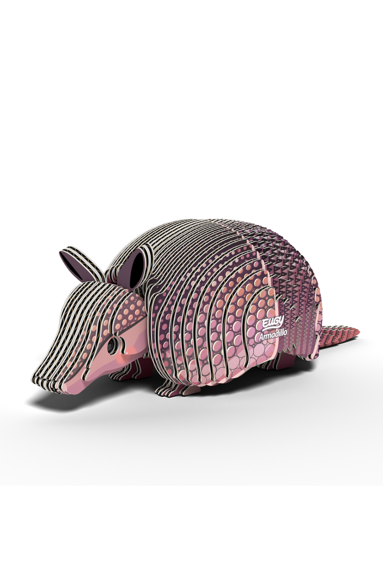 Eugy Puzzles Armadillo 3D Puzzle, Alternate, color, NO COLOR