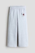H&M Sweatpant Joggers With Printed Motif