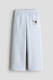 H&M Sweatpant Joggers With Printed Motif