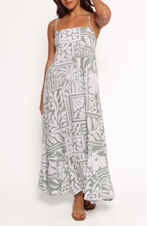 Petal And Pup Petal & Pup Kelsie Sage Sundress In Brown