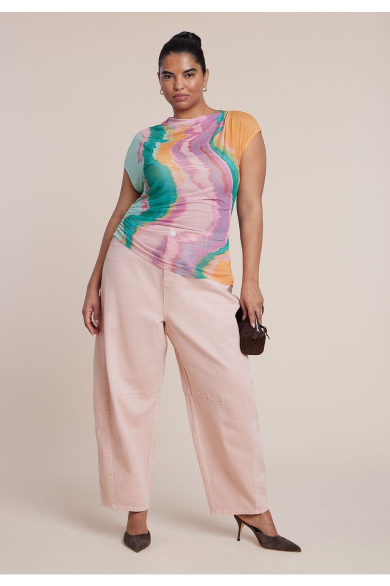 Pink Wash Barrel Leg Jean, Alternate, color, EVENING SAND