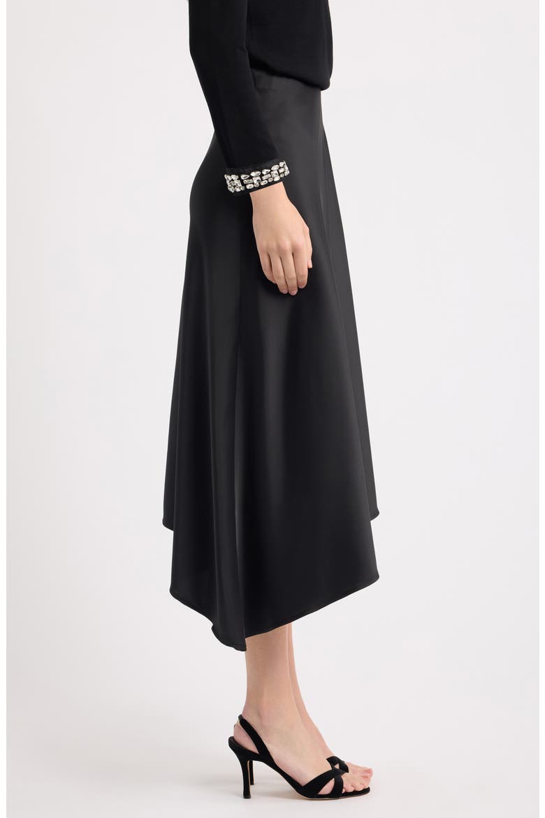 Asymmetrical Bias-Cut Midi Skirt, Alternate, color, ANNE BLACK