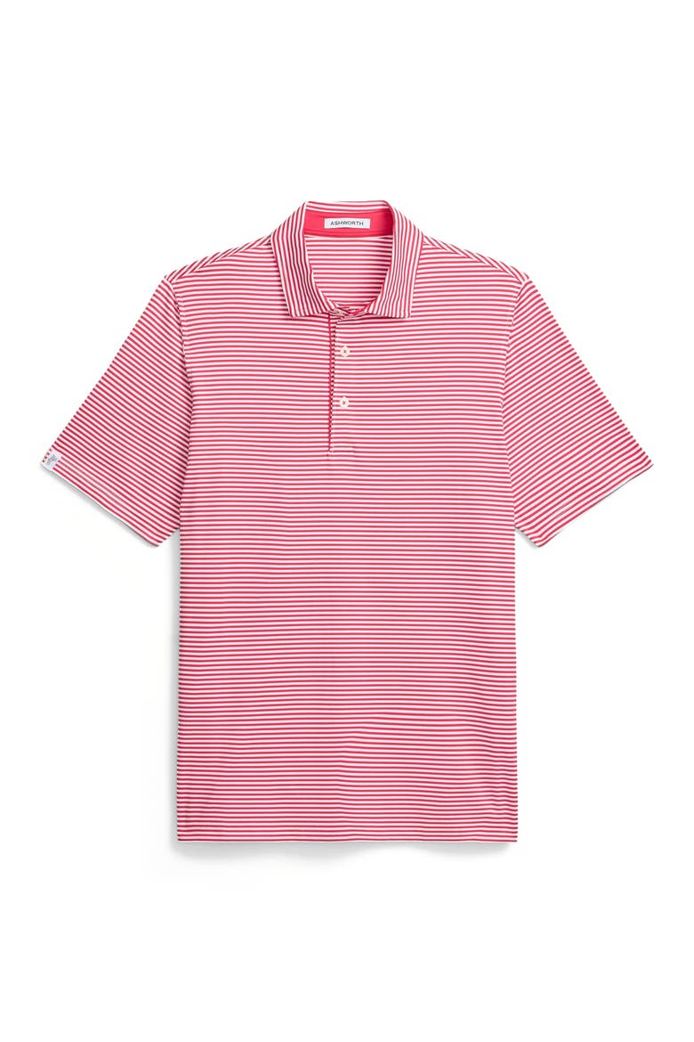 Fairway Polo, Main, color, Core Red/White