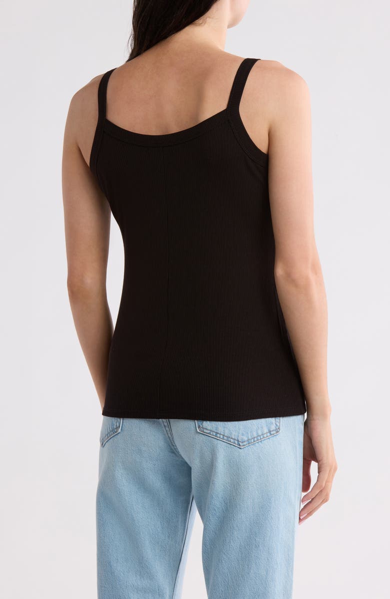 Rib Jersey Scoop Neck Tank