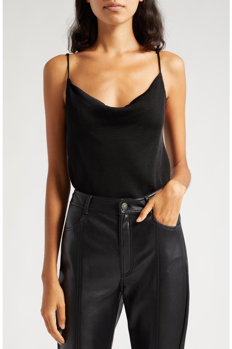 Marta Knit Camisole, Main, color, BLACK