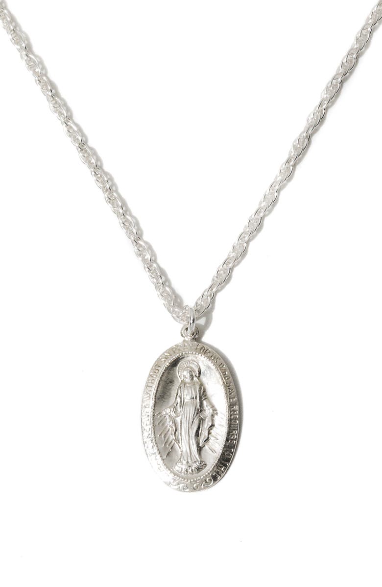 Child of Wild The Mary Pendant Necklace, Main, color, Silver
