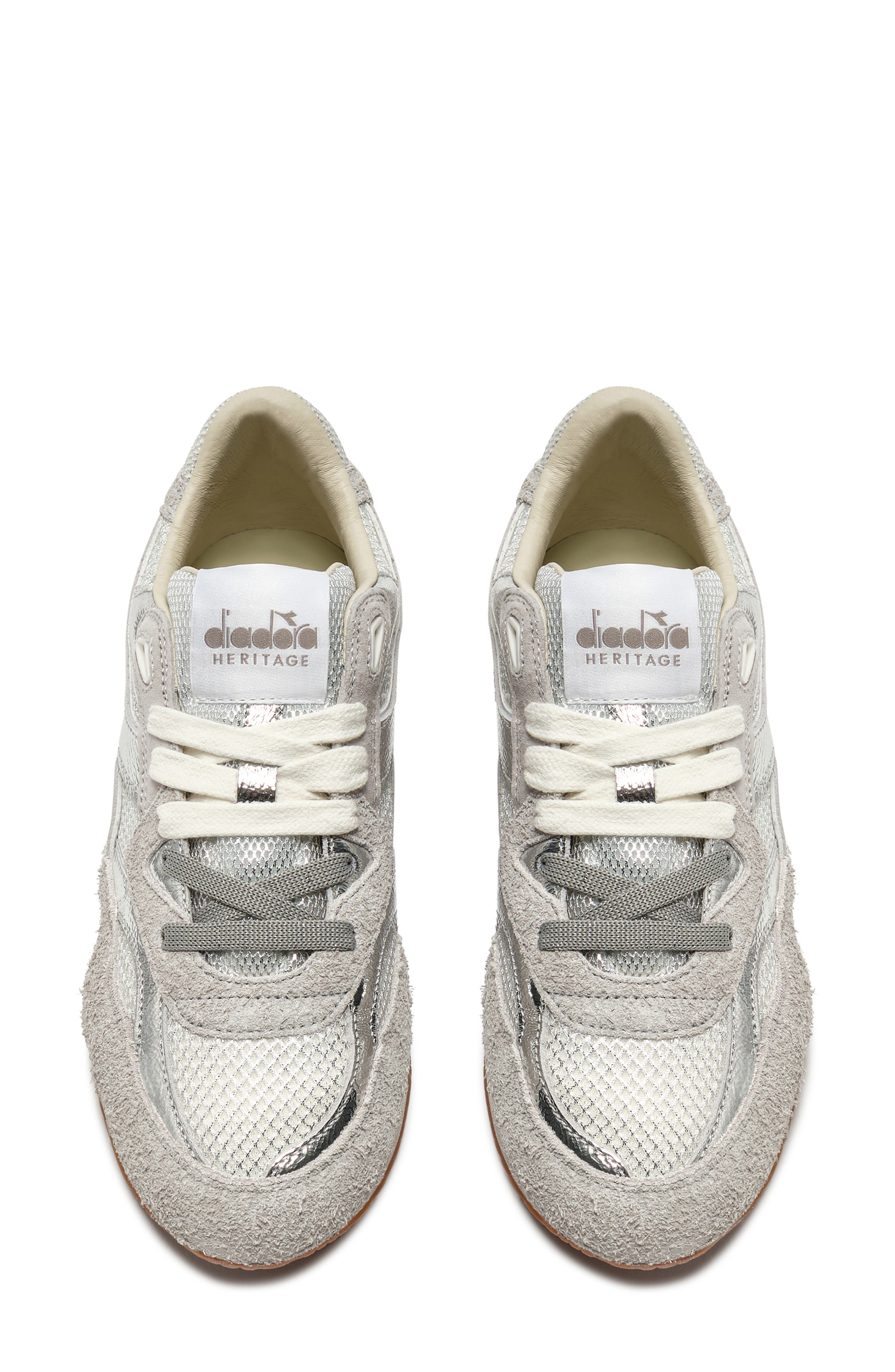 Diadora Equipe Revenge Iride Sneaker, Alternate, color, Silver Metalized